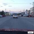 Car hits pole near Rusty Crab in Mars Hill