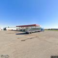 Woman with breathing difficulty at truck stop
