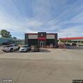 Officer checks report of road hazard near gas station