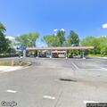 Person with difficulty breathing at gas station