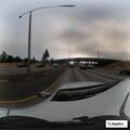 Traffic stop on black Honda Civic on I-5