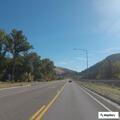 Dead deer blocking lane on Highway 93