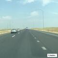 Erratic SUV crossing into oncoming traffic on I-90