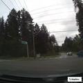 Traffic stop on black Nissan Maxima