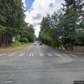 Silver compact car speeding on Madrona Drive