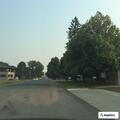 Vehicle and motorcycle crash with fire on Indiana