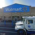 Officer checks vehicle in Walmart parking lot