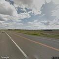 Ambulance responding near New Town on Highway 1804