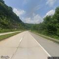 Building materials blocking Allegheny Highway lane