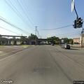Car hits concrete barrier in bike lane crash
