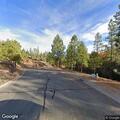 Tree blocking road on Quartz Mountain Drive