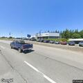 Vehicle and deer collision at car dealership