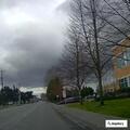 Upset caller reports suspicious truck leaving area