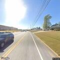 Traffic stop after car drives over curb