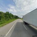 Truck spilling gravel on Route 21 southbound