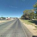 Pedestrian walking in traffic lanes in Moapa Valley