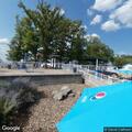 Officers check loud music at closed water park