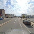 Debris in road after crash on Baltimore Avenue