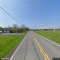 Jet ski trailer with blown tire causes traffic hazard