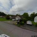Trailer with lawn mowers blocking roadway on Route 5