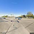 Traffic stop involving gray Mercury sedan