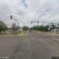 Vehicle leaking fluids after crash at intersection