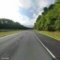 Disabled car with flat tire on Route 24 east