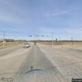 Dead animal blocking lane on Highway 377