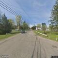 Pickup and mower crash on Zanesville Road