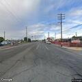 Person sick at bus stop on East Arrow Highway