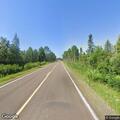 Vehicle blocking lane with blown tire on Vermilion Trail