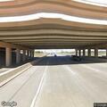 Traffic stop on southbound US-75 service road