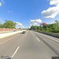 Vehicle off roadway with hazard lights on