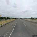 Road work on I-84 eastbound shoulder in Troutdale