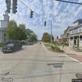 Traffic stop on gray car with no rear plate