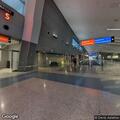 Door alarm in airport gate hallway