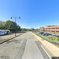 Fallen tree blocking lanes on Burlington Mall Road