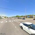 Traffic crash involving red and white Slingshot