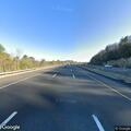 Traffic stop on I-84 near Route 74 in Tolland