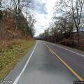 Tree blocking lane on Route 219 near Parsons