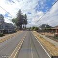 Vehicle blocking road on Pine Creek
