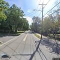 Tree and wires blocking Madison Street near Atlantic Avenue in Blue Point