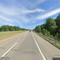 Low-hanging wire checked on Route 11 median