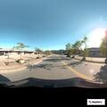 Man yelling at woman in parking lot near bank