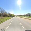 Car and deer collision on Highway 62