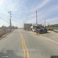 Broken railroad crossing arm at Oakdale and Depot