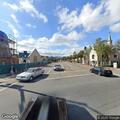 Reckless driver in black Tesla near pedestrians