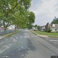 Traffic stop on maroon pickup truck on Wilson Avenue