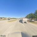 Traffic stop on silver car at State Highway 121