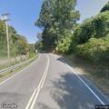Car hits roadside sign on Patrick Avenue curve